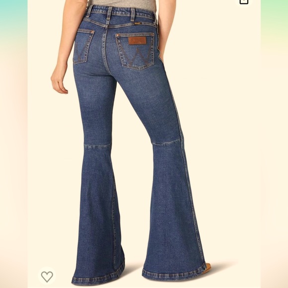 Wrangler Women’s Retro High Rise Trumpet Flare Jean Sz 27x32 - Picture 4 of 16